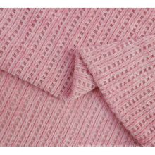 plaid jacquard sweater knit fabric 100% polyester fabric 320GSM